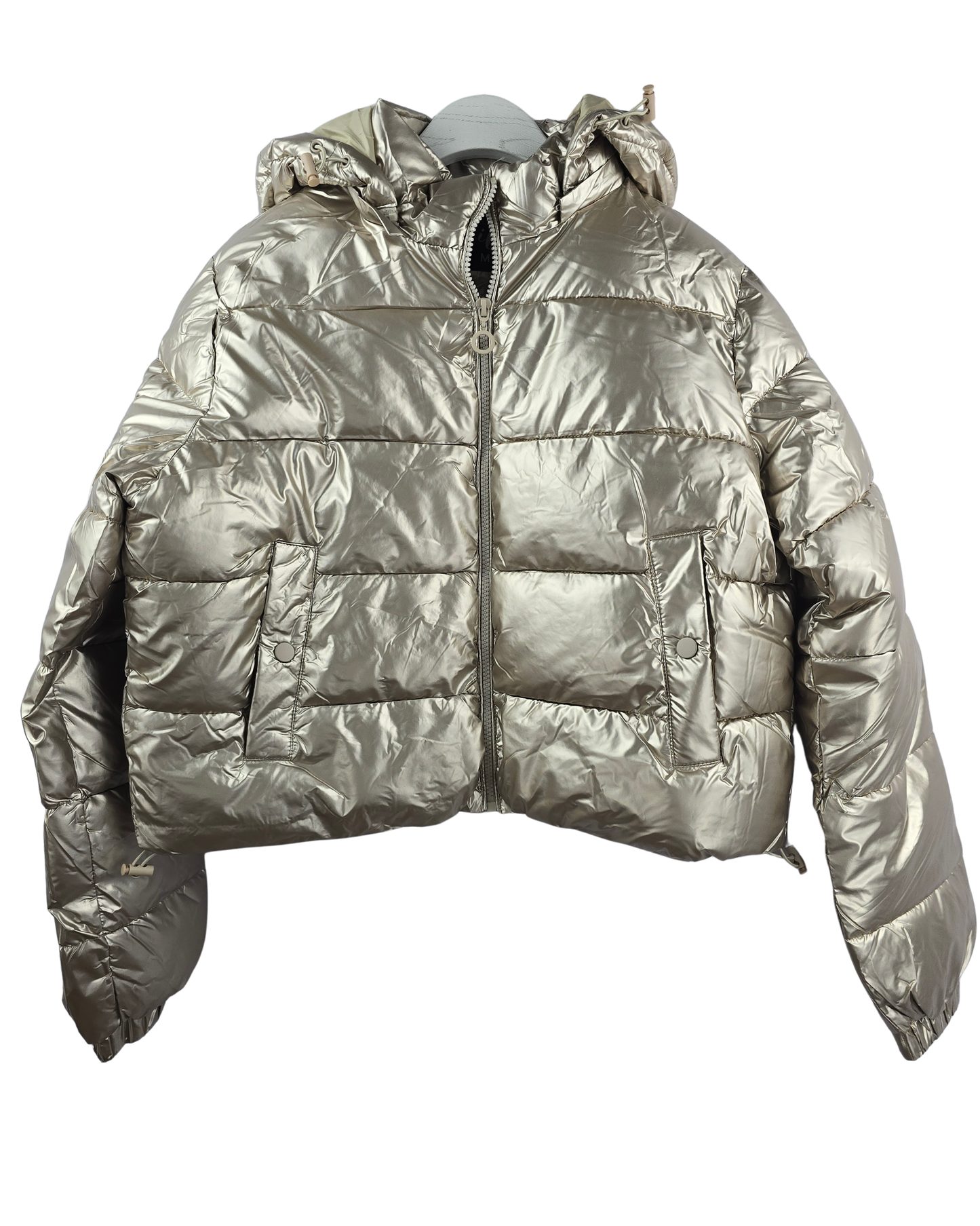 Chaqueton acolchado metalizado cobre