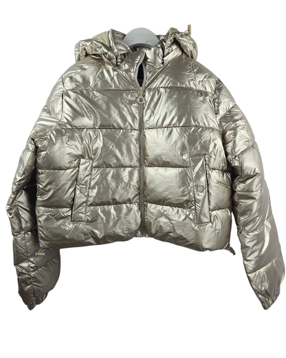 Chaqueton acolchado metalizado cobre