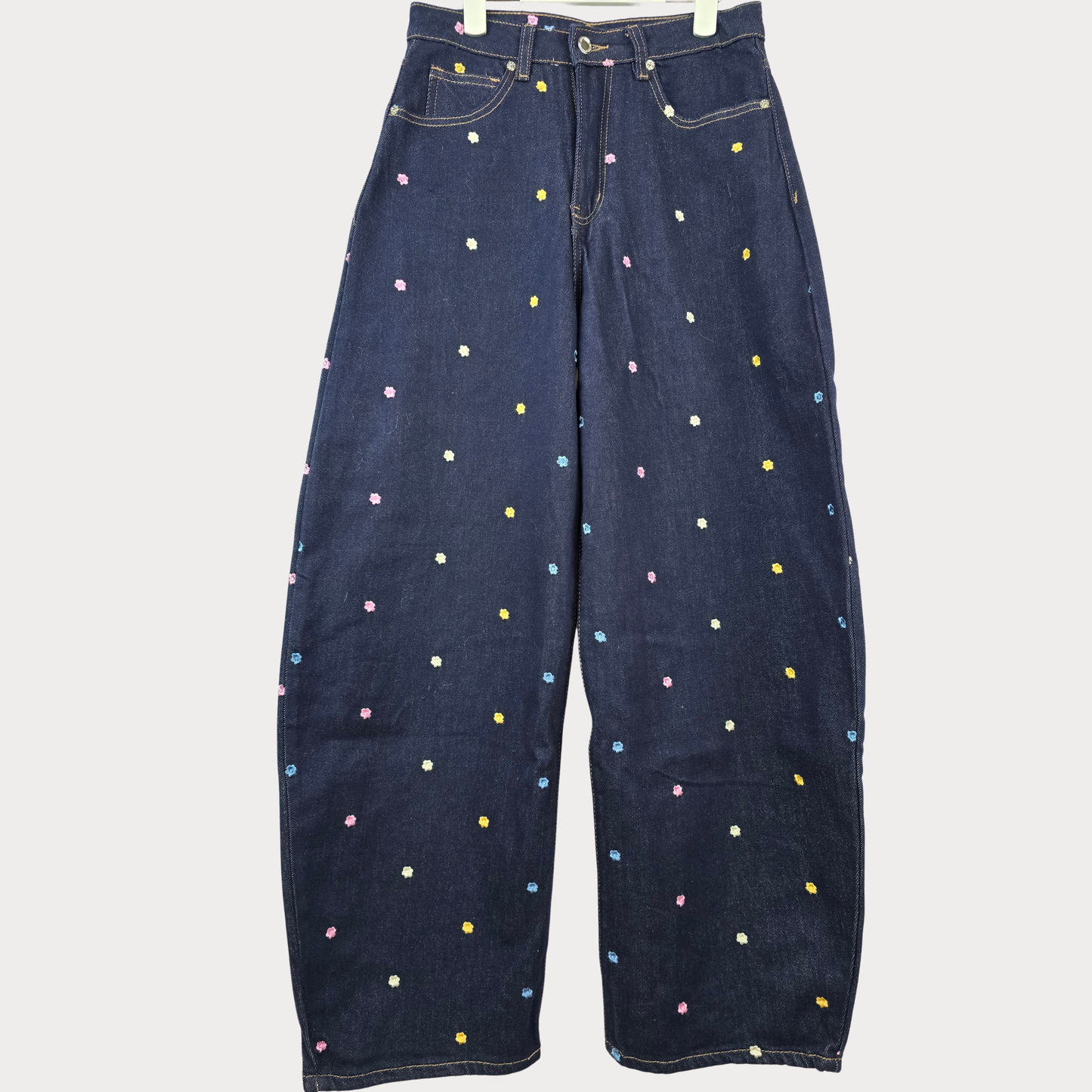 Vaquero Bordado de mujer Globo