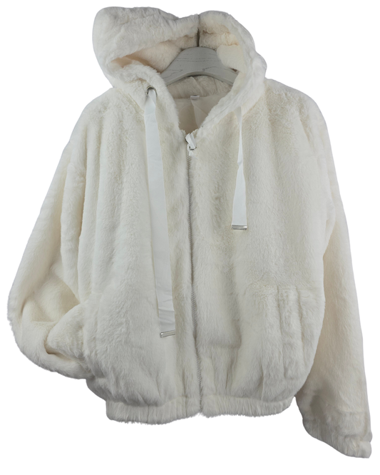 Bomber de pelitos forrada con bolsillos