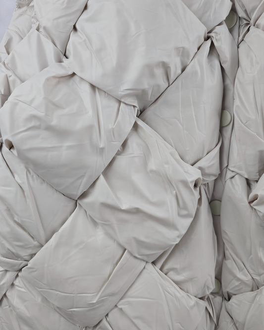 Chaqueton acolchado entrelazado sin manga