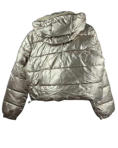 Chaqueton acolchado metalizado cobre