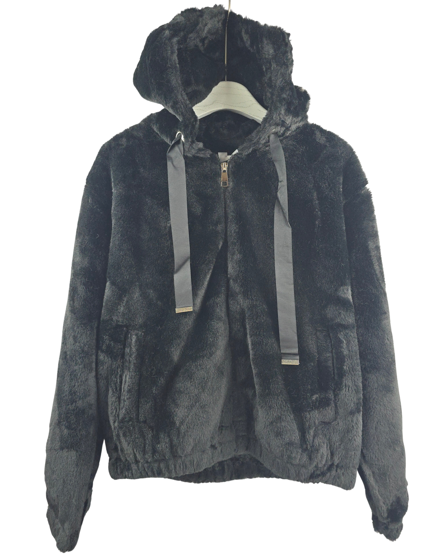 Bomber de pelitos forrada con bolsillos